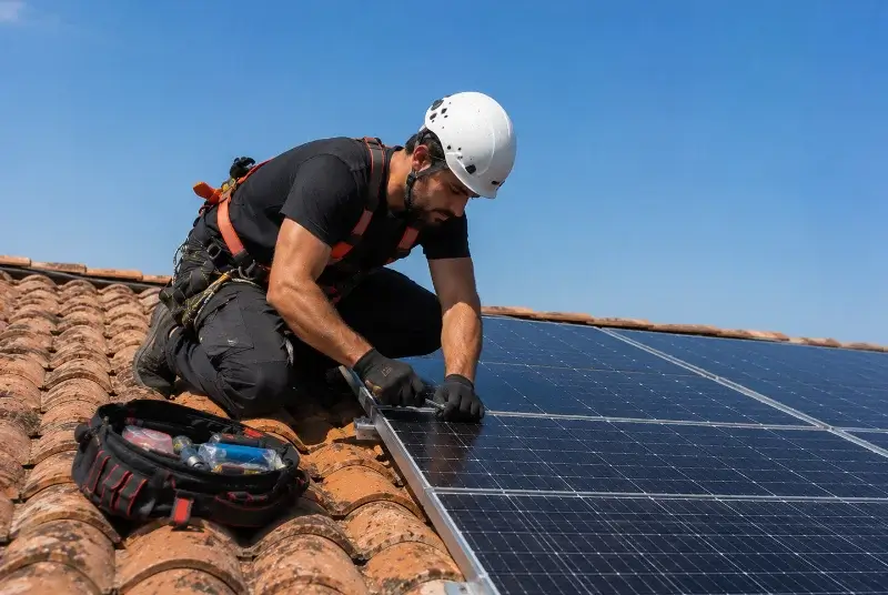 Maintenance et monitoring de panneaux solaires à Saint-Médard-d'Excideuil